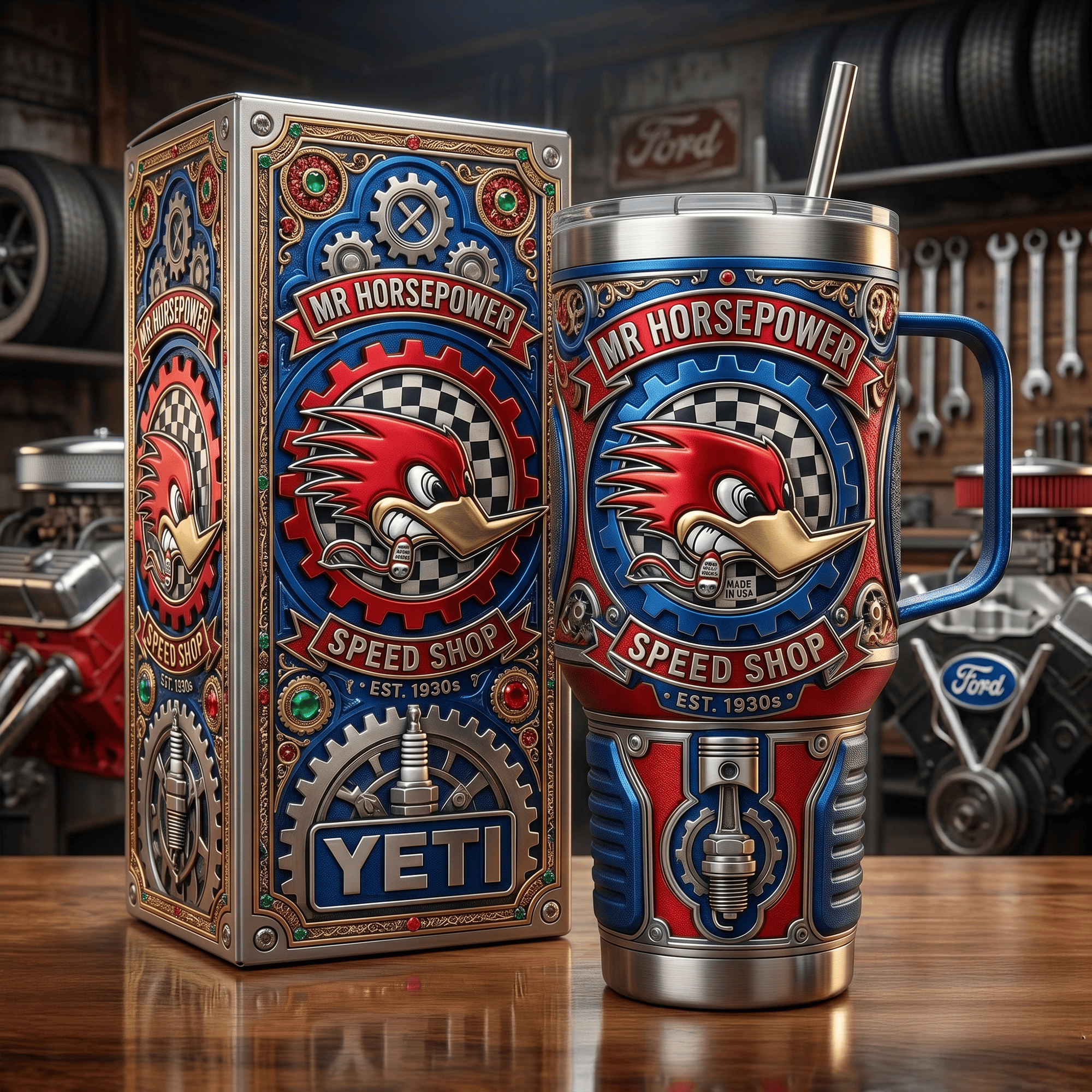 MHSP 40oz Tumbler With Handle LNTH