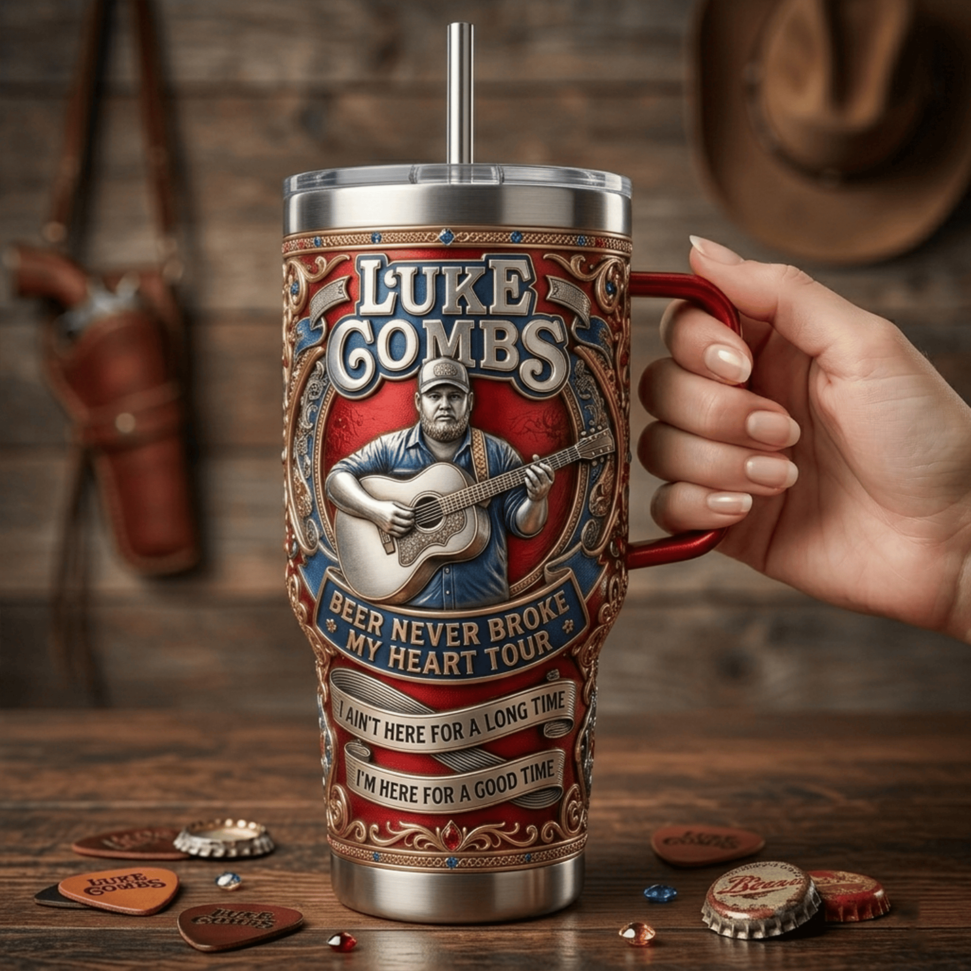 LKC 40oz Tumbler With Handle LNTH