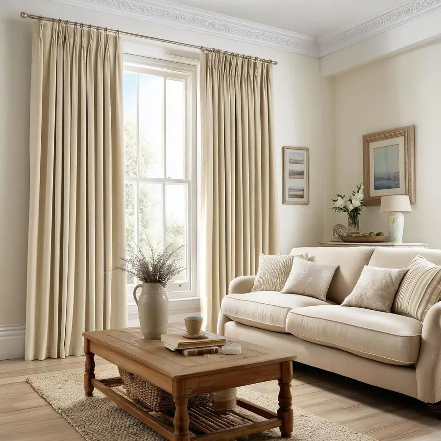 Velvet Pinch Pleated Curtains 84 Inches Long