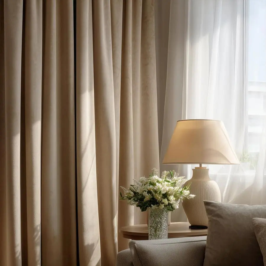 Velvet Pinch Pleated Curtains 84 Inches Long